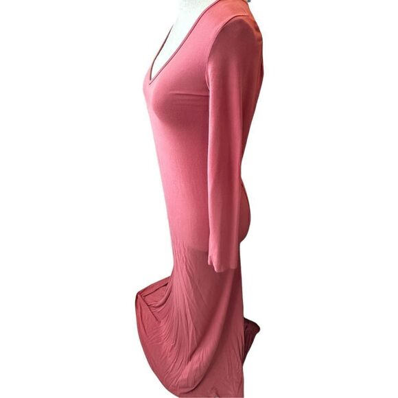 Pink Blush Maternity Dress Size Medium - Picture 4 of 8